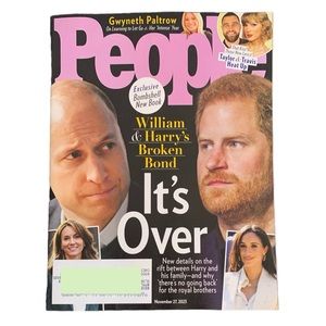 People Magazine November 27 2023 Its Over Harry and William Taylor and Travis